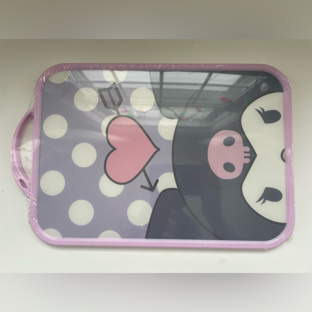 (Add on for $10) - Kuromi plastic cutting board - BNIP